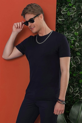 Efor Ts 847 Lacivert Spor T-shirt Lacivert