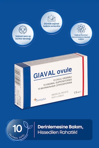 Giaval Hyaluranik Asit 10 Vajinal Ovül