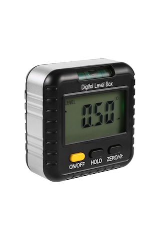 Qingmipy Dijital Açı Ölçer 360 - Seviye Balonu Ve Mıknatıslı, Kesin Açı Ölümü İçin Taşınabilir Gereç