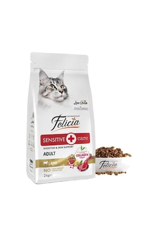 Kuzu Etli Yetişkin Kedi Maması Düşük Tahıllı Hipoalerjenik 2 Kg