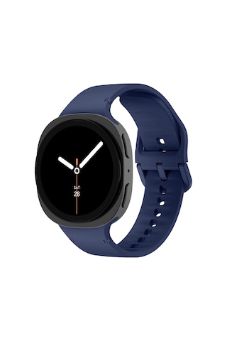 Samsung Galaxy Uyumlu Watch 8 40mm 44mm Classic 46mm Lansman 1-1 Kordon Spor Silikon Band
