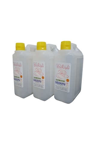Gülköylü Doğal Gül Suyu 3 x 1 L
