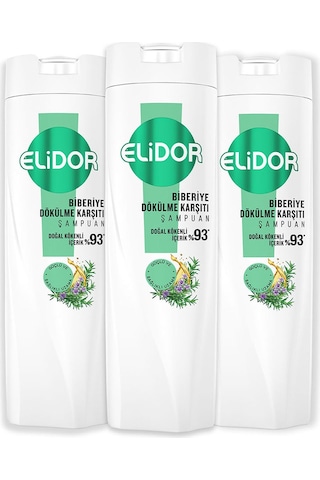 Elidor Biberiye Dökülme Karşıtı Şampuan 3 x 400 ML
