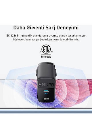 Anker 312 Pps Destekli 25 W Şarj Cihazı
