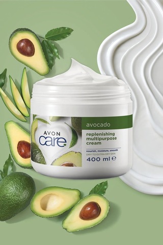 Avon Care Kuru Ciltler İçin Avokado Özlü Çok Amaçlı Krem 3 x 400 ML