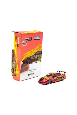 Tarmac Works 1/64 Hks Hiper Silvia Rs-2 Chrome Red - Tokyo Auto Salon 2025 Special Edition - Global64