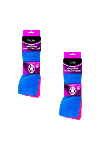 Flodex 4'lü Mikrofiber Bezi 2 Paket