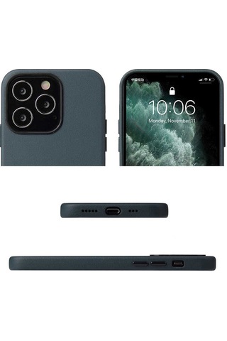 Zeyline Apple Uyumlu iPhone 13 Pro Max Zore Eyzi Kapak-kahverengi