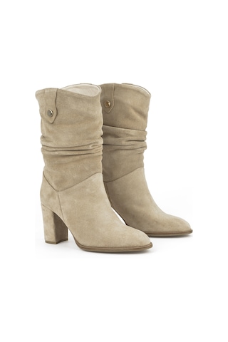 Ziya, Kadın Hakiki Deri Çizme 1531050z25100670k Bej 1531050z25100670k 340 Bej