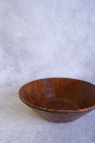 Justwood 2 Li Ligna 19 Cm Melamin Ahşap Rölyefli Salata Tabağı, Servis Tabağı, Çukur Kase, Çerezlik Koyu Kahverengi