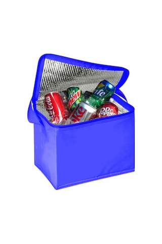 Soğuk / Sıcak Tutucu Özel Yalıtımlı Termos Çanta Araç İçi Kamp Plaj Piknik Omuz Çantası Kolay Taşıma Mavi