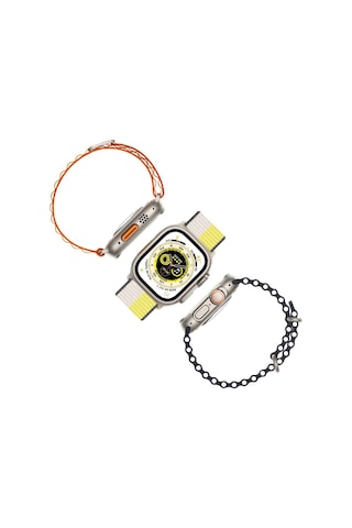 Fitsmart Amax Ultra Watch Akıllı   Saat + 7 Adet Kordon (İthalatçı Garantili)