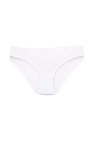 Kadın Pamuklu Likralı Renkli Düz Külot 6'lı Paket Rahat Ve Yumuşak İç Giyim Beyaz - Siyah - Ten