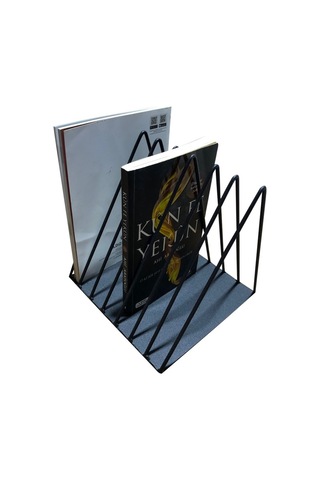 Metal Üçgen Dergilik Plaklık Gazetelik 7 'Li Sac Raf Wd43S