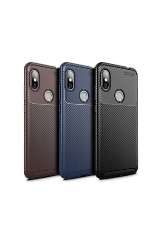 Xiaomi Redmi Note 6 Pro Kilif Karbon Silikon Case 389460906