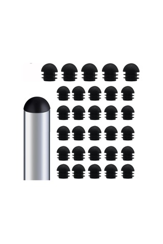 Youmex 30 Adet Plastik Tüp Uç Kapakları - 19mm Baş Çapı, Metal Sandalyeler Ve Bahçe Mobilyaları İçin Kaydırma Koruyucusu