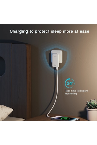 Hp-c36 65 Watt Gan Şarj Adaptörü 100 Cm Kablo 2-port Fast Charger