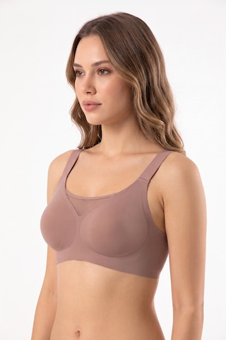 Missvera Kadın Lazer Kesim Pedli Sütyen Bgl-st05635 Pudra