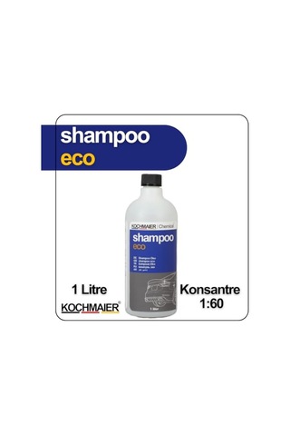 Kochmaier Shampoo Eco Oto Araç Cilalı Fırçalı Şampuan Temizleyici Kopüklü Snow Foam Yıkama Konsantre 1:60 1 Li