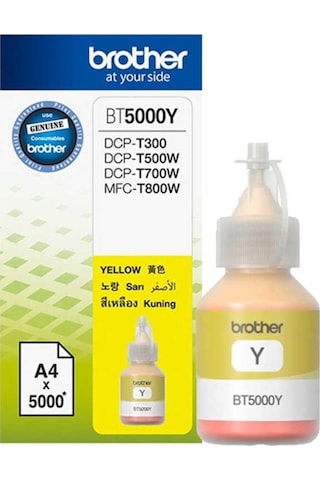Brother Bt5000Y Sarı Mürekkep Dcp-T300/Mfc-T800