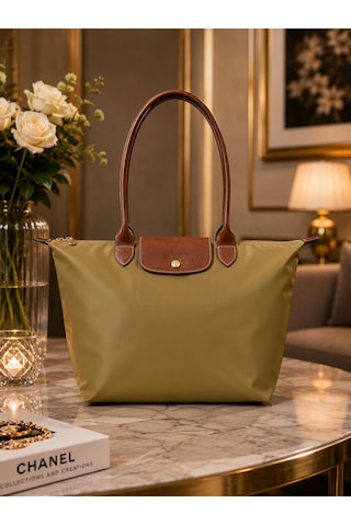 Longchamp Kadın Omuz Çantası L1899 089 Bej