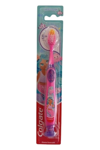Colgate Pembe Deniz Kızı Çocuk Diş Fırçası 5+ Yaş Ekstra Yumuşak Kıllı