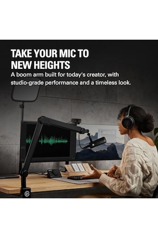 Wave Mic Arm Mk.2 Yayın Ve Podcasting, Kablo Kancası, Masa Kelepçesi, Yükseltici, Usb Ve Xlr Mikrofonlar