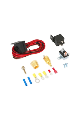 Sones Araba Sıcaklık Sensörü Anahtarı Elektrikli Soğutma Fanı Termostat Kablo Demeti Grubu