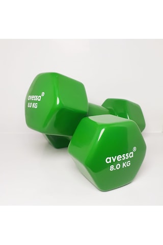 Avessa 8 Kg Vinil Dambıl Pvc 2 Adet