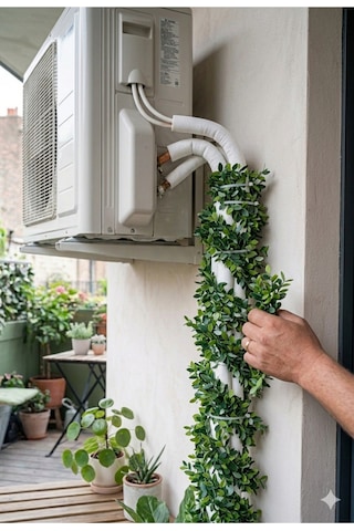 8 Metre Yapay Boru Sarmaşığı Dolgun Yapraklı Çit Balkon Bahçe Dekorasyon Sarmaşık Filiz Çok Renkli 8 Metre Yapay Boru Sarmaşığı Dolgun Yapraklı Çit Balkon Bahçe Dekorasyon Sarmaşık Filiz Çok Renkli