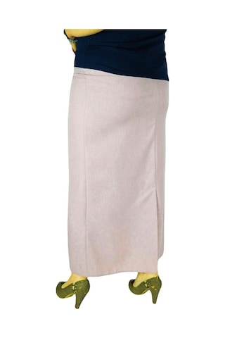 Kadın Pembe Uzun Etek Mnls87003