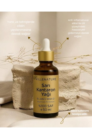 Villenature Soğuk Sıkım Kantaron Yağı St. John's Wort Oil Hypericum Perforatum 50 Ml