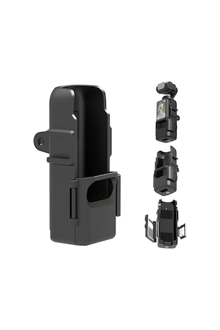 Lexroo Djı Osmo Pocket 3 İle Uyumlu Koruyucu Çerçeve Frame Cage, 1/4" Vida Yuvalı Abs Kamera Kafesi Çok Renkli