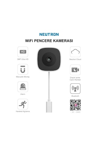 Neutron Ntl-ıp15gs-3mp Wifi Pencere Kamerası