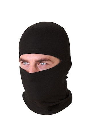 Bawcompany Polar Kar Maskesi Balaklava Motorcu Kask Içi Bere Siyah