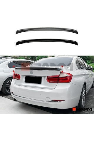 Bmw F30 Csl Stil Bagaj Spoiler - Parlak Siyah