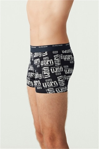 U.S. Polo Assn. U.s Polo Assn. 80338 Erkek 3 Lü Boxer-lacivert&lacivertmelanj&baskılı Lacivert