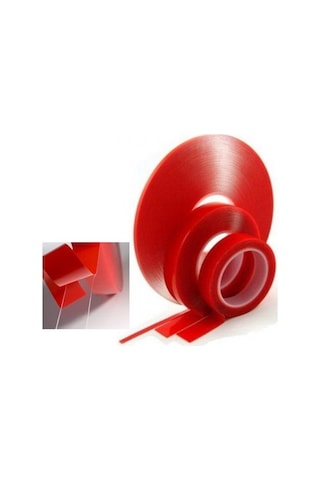 Akrilik Şeffaf Süper Güçlü Çift Taraflı Bant 10 MM x 5 M