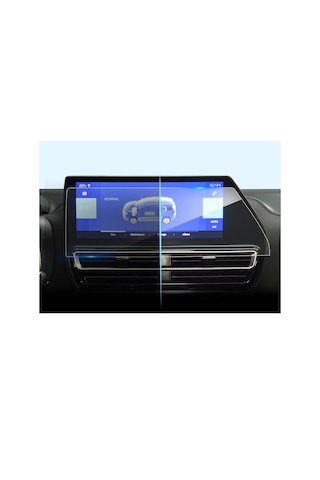 Citroen C5 Aircross 10 İnç Multimedya Ekran Koruyucu Şeffaf