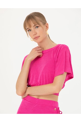 Pierre Cardin Kadın Fuşya Bluz Örme 50263506-vr023 FUŞYA