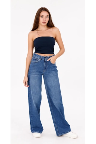Eseclass Baggy Jean Pantolon Mavi