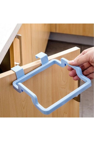 Asılı Çöp Çöp Torbası Tutucu Çöp Rafı Dolap Dolap Depolama Bez Askısı Çöp Kutusu Kutusu Mutfak Aksesuarları Alet Bej