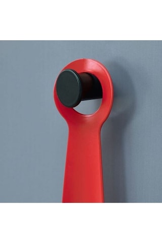 Çelik Ayakkabı Çekeceği Snöskyffel 18 Cm Çelik Parlak Kırmızı Ayakkabı Çekeceği Çekecek
