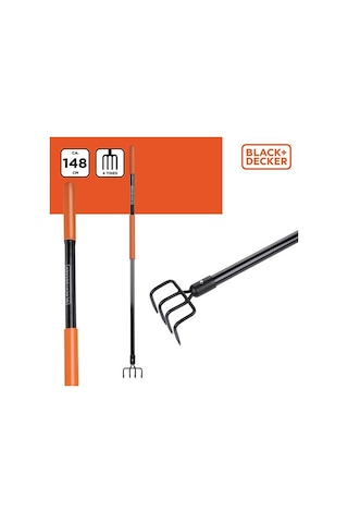 Black&decker Bxgtto7007 Bahçe Tırmığı148 Cm Siyah-turuncu