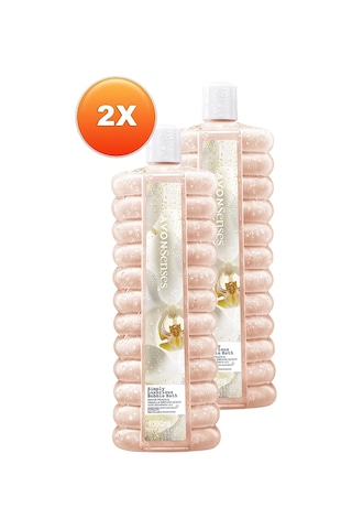 Avon Simply Luxurious Beyaz Şeftali Ve Vanilya Orkide Kokulu Banyo Köpüğü 2 x 1 L