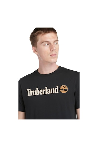 Timberland Kennebec Rıver Linear Log Siyah Erkek Kısa Kol T-shirt 000000000102084376 Siyah-lıla