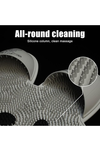 Kaymaz Tavşan Silikon Banyo Duş Ayak Masaj Mat