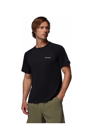 Columbia Ao0944 Alpine Chill Pro Ss Crew Erkek T-shirt-33002 Siyah-siyah