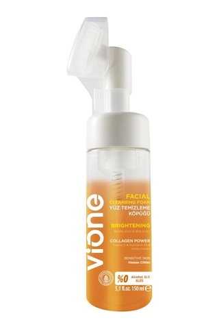 Vione 2 Li Set Yüz Temizleme Köpüğü 150ml Özel Fırçalı