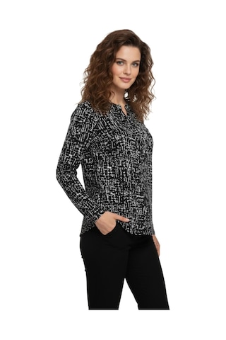 Wearon Kadın Yumoş Düğmeli Modelli Bluz Bgl-st05134 Siyah